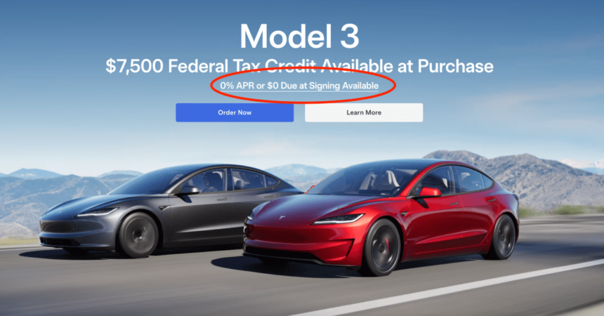 Tesla brings back 0% loans to boost demand in the US