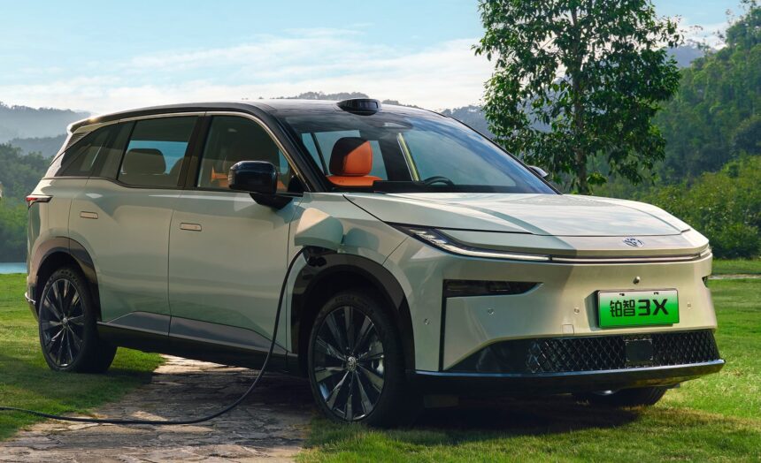 All-electric Toyota bZ3X SUV launched for 15,100 USD, its 65% Chinese