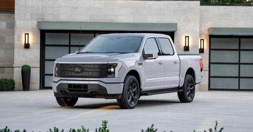 The 2025 Ford F-150 Lightning is smarter, easier to charge, and it has a stealthy new package