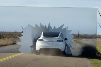 Tesla cameras vs radar wall