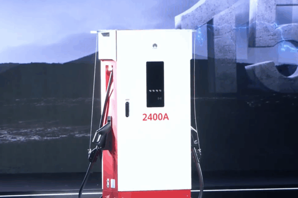 1.5 megawatts, 2400A current, charging 20 kWh per minute