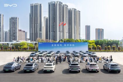 BYD sold nearly million passenger vehicles in Q1, up 60%. Export is up 111% to a new record-high