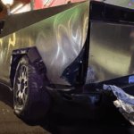 Tesla Cybertruck damage