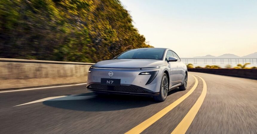 Nissan N7 EV sets a new record in China, securing over 10,000 orders in 18 days