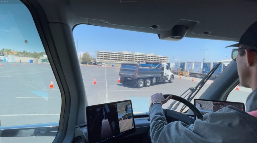 We finally got a ride in the Tesla Semi at ACT Expo