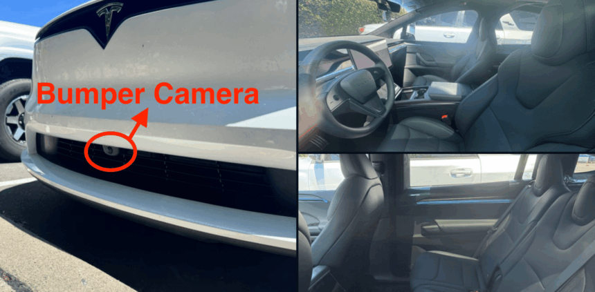 Tesla spotted with design and feature update for Model S and Model X