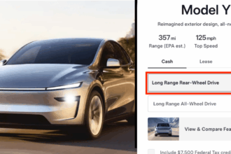 Tesla launches cheaper Model Y RWD in the US