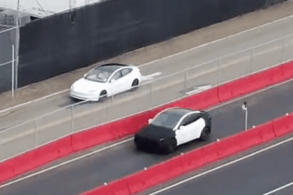 Tesla prototype spotted at factory – sparking speculation