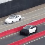 Tesla prototype spotted at factory – sparking speculation