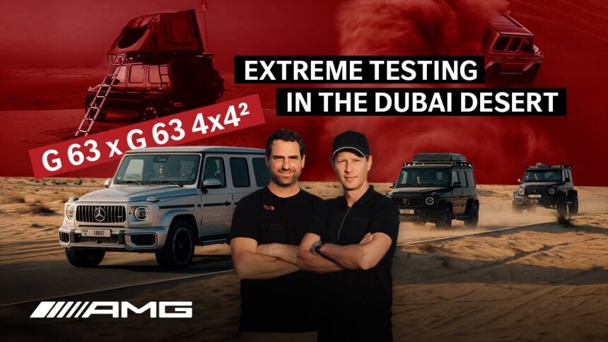 INSIDE AMG – Driving the G 63 through the Extremes of the Dubai Desert