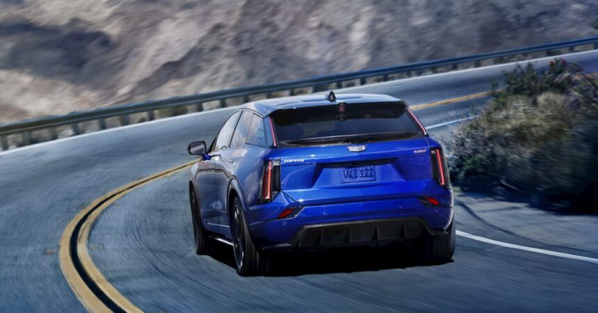 Cadillac’s new Optiq-V is an entry-level luxury sports EV with a Tesla NACS port