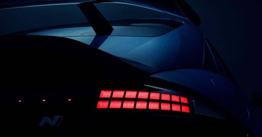 Hyundai has begun teasing the high-performance IONIQ 6 N