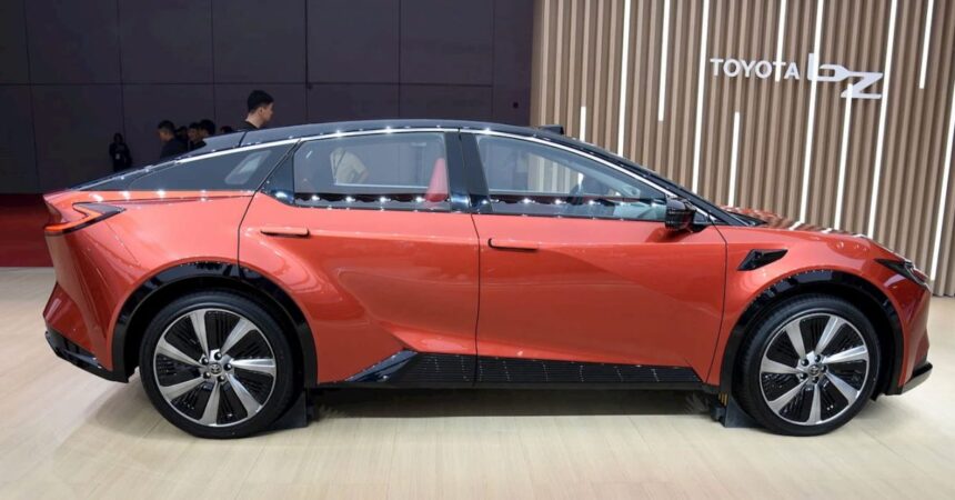 Check out Toyota’s new bZ5: A surprisingly stylish and low-cost EV for China