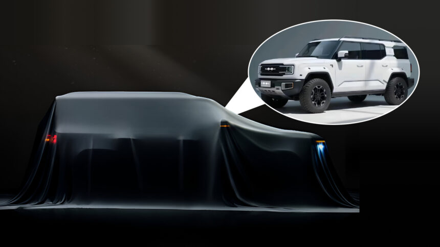 BYD teases Fang Cheng Bao Tai 7 SUV officially in China