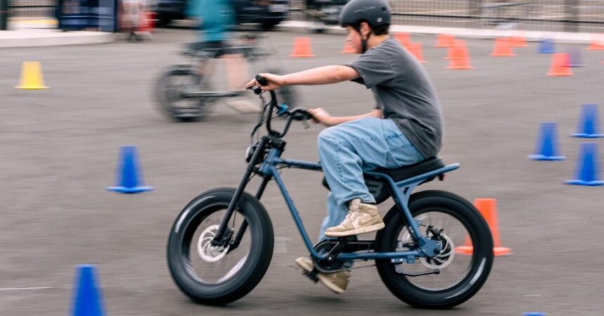 California cops are teaching kids to ride electric bikes