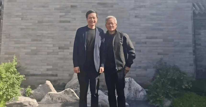Nvidia CEO Jensen Huang appears with Xiaomi’s Lei Jun in unofficial photo amid upcoming Beijing visit