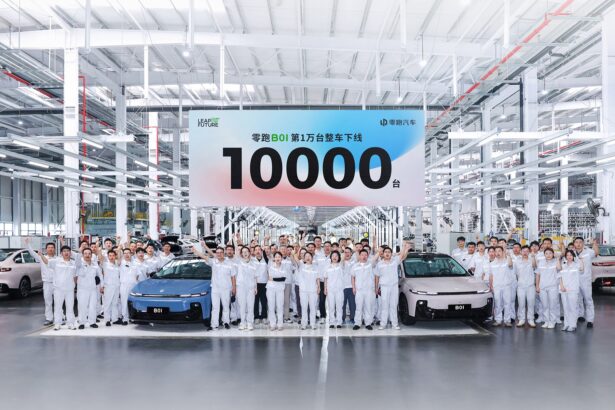 10,000th Leapmotor B01 electric sedan rolled off production line 7 days after the launch
