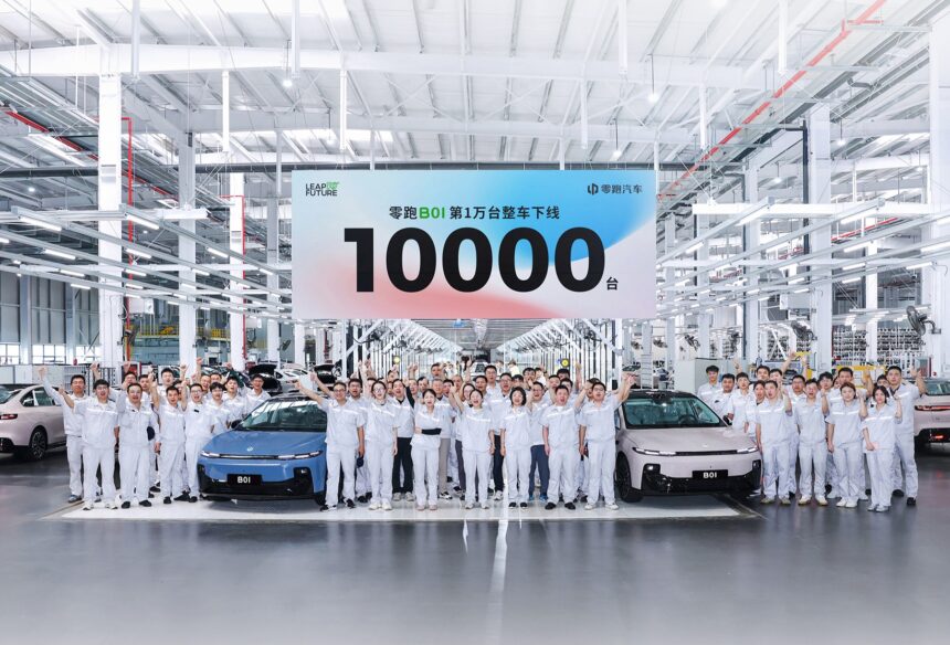 10,000th Leapmotor B01 electric sedan rolled off production line 7 days after the launch