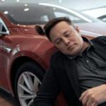 Elon Musk sleeping on sales floot