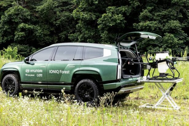 Hyundai is using its three-row IONIQ 9 EV with a built-in drone launch pad to save the planet