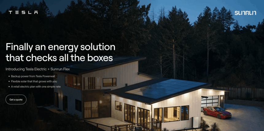 Tesla partners with Sunrun on its electric plan in Texas