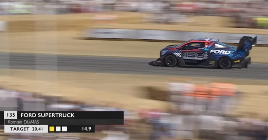 Ford beat every supercar at Goodwood with a truck because EVs are just better