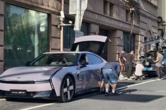 New Xpeng P7 confirmed as liftback in spy shots ahead of August launch
