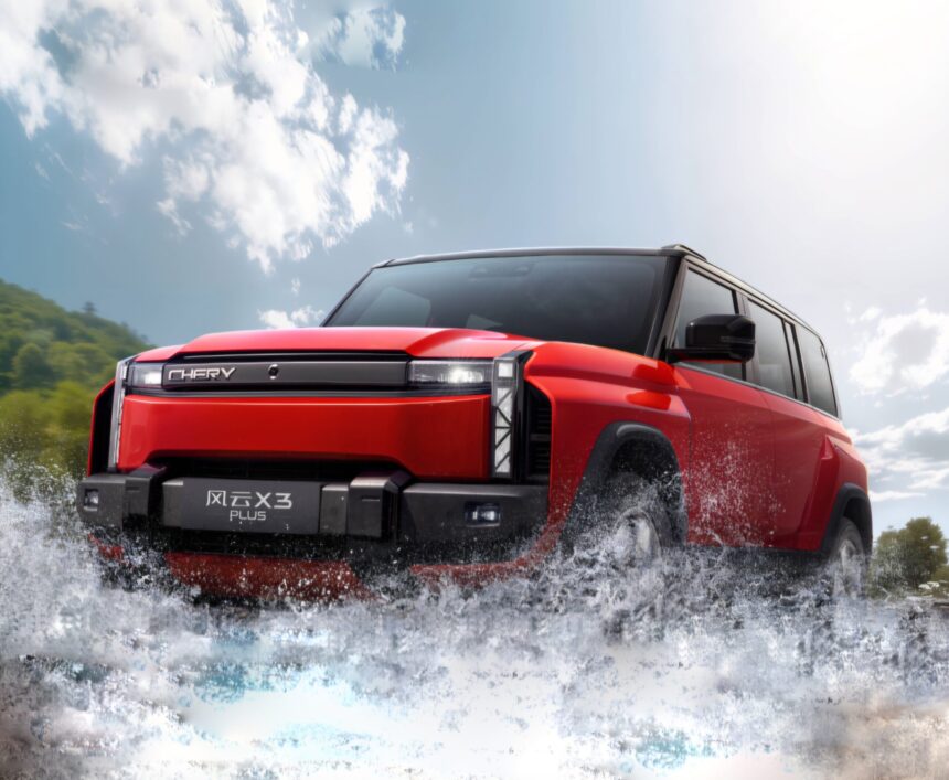 Chery Fulwin X3 and X3 Plus all-electric off-road SUV launched starting at 12,500 USD