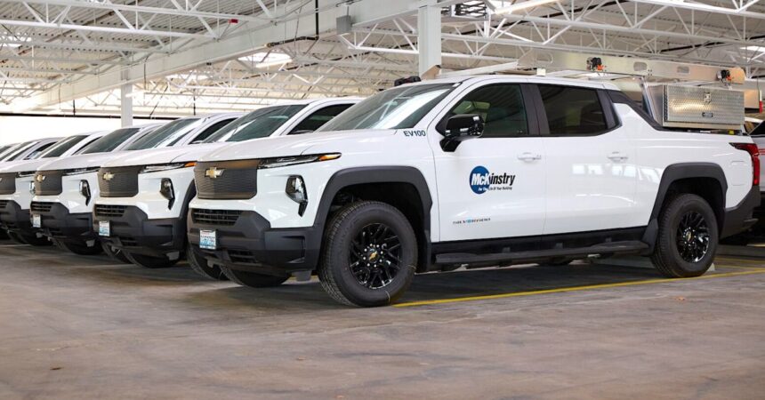 McKinstry powers up its fleet with 100 Chevy Silverado EV work trucks [video]