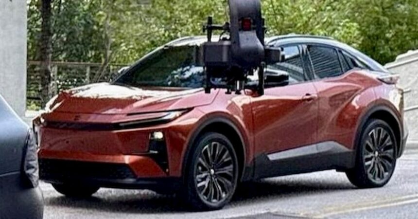 Toyota’s new C-HR EV SUV looks surprisingly sharp after being spotted on set