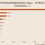 Onvo 3,200, Xpeng 7,900, Tesla 13,400, BYD 54,800