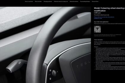 Tesla will sell you a retrofit turn signal stalk for $350 – but only in China (so far?)