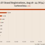 Onvo 4,104, Xpeng 8,200, Tesla 10,300, BYD 70,600