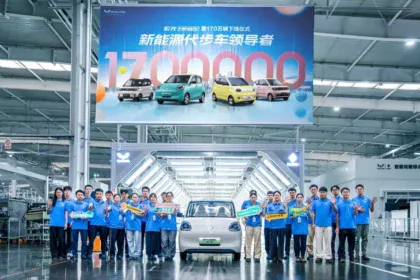 1.7 millionth Wuling Hongguang Mini EV rolled off production line in China