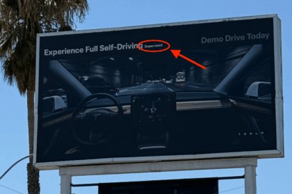 Tesla does a rare ad and it’s pathetically misleading