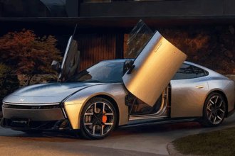 New Xpeng P7 sedan scissor doors edition revealed with exclusive paint and features
