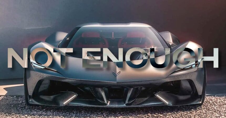 Not enough: Corvette concept falls 1,000 hp short of Chinese hypercar hype [video]