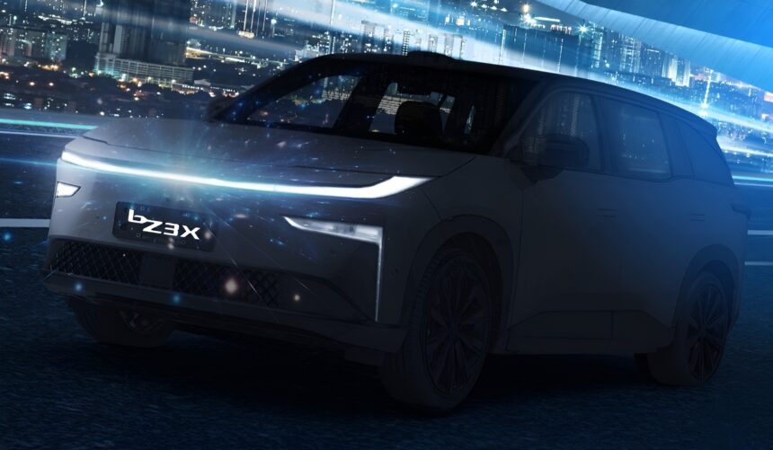 Toyota bZ3X with right-hand drive debuts in Hong Kong & Macau at 33,100 USD, nearly 50% above the Mainland China price