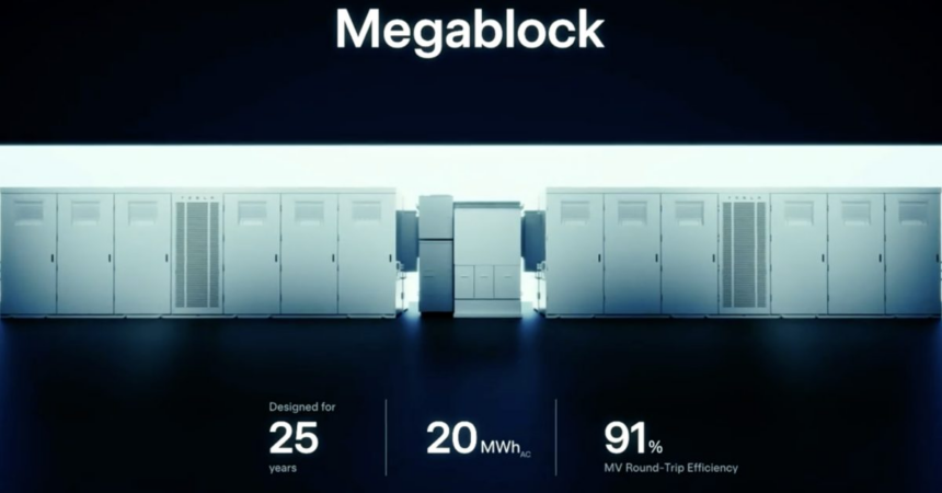 Tesla unveils Megablock and Megapack 3: more power and energy deployed faster