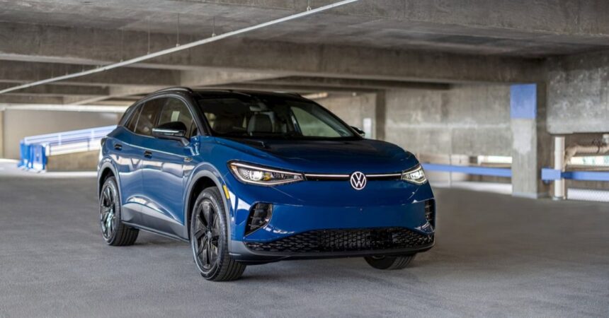 The Volkswagen ID.4 looks even better in the Black Package, now available for $45K