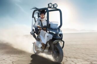 BMW’s wild new electric motorcycle doesn’t even need a helmet