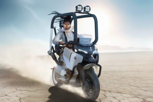 BMW’s wild new electric motorcycle doesn’t even need a helmet