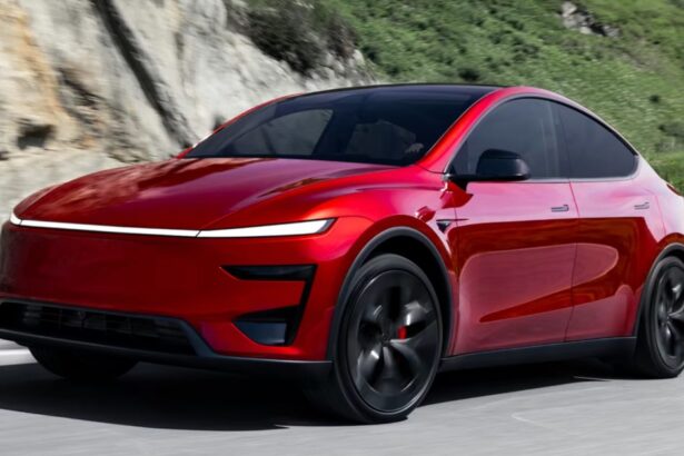 This is the new Tesla Model Y Performance, available now in Europe