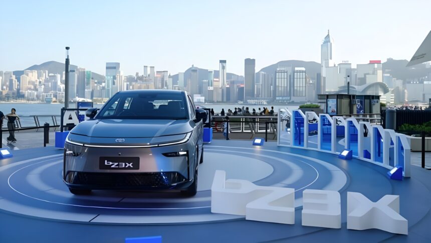 Toyota bZ3X launches in Hong Kong at 29,500 USD, becoming the cheapest Toyota model