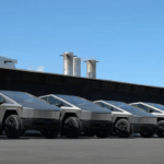 Tesla Cybertrucks freshly delivered to SpaceX via Nasa Space Flight on Youtube