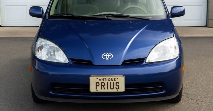 You can get antique plates for a first-gen Prius now — feeling old, yet?