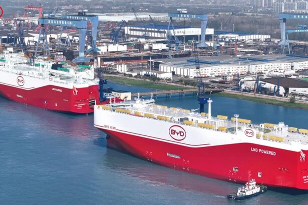 BYD completed its massive fleet, now able to export 1 million cars a year. But not just from China