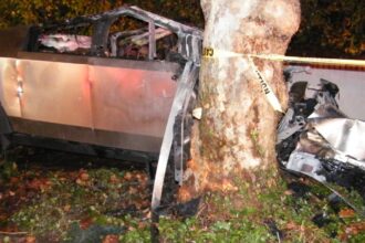 cybertruck piedmont crash