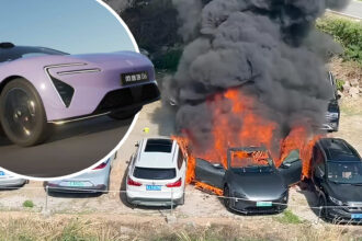 Avatr 06 electric sedan from Changan caught fire in China with 1,000 km mileage