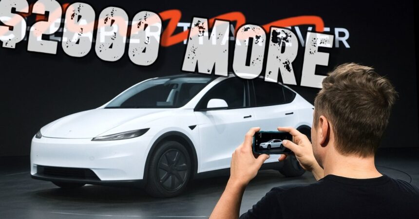 Dumb Tesla news: “affordable” new Model Y costs $2,000 more than before